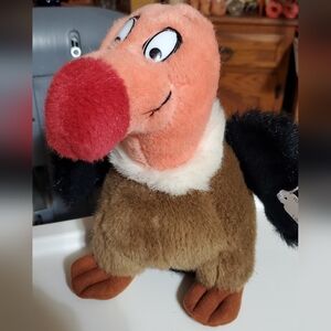 Vintage Disney's Robin Hood Plush, Nusty with Brown and Black Accents